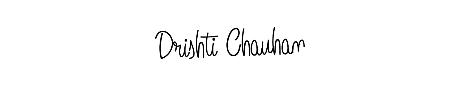 Make a beautiful signature design for name Drishti Chauhan. Use this online signature maker to create a handwritten signature for free. Drishti Chauhan signature style 5 images and pictures png