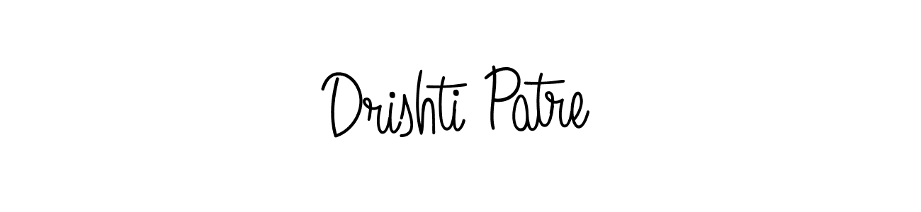 Also we have Drishti Patre name is the best signature style. Create professional handwritten signature collection using Angelique-Rose-font-FFP autograph style. Drishti Patre signature style 5 images and pictures png