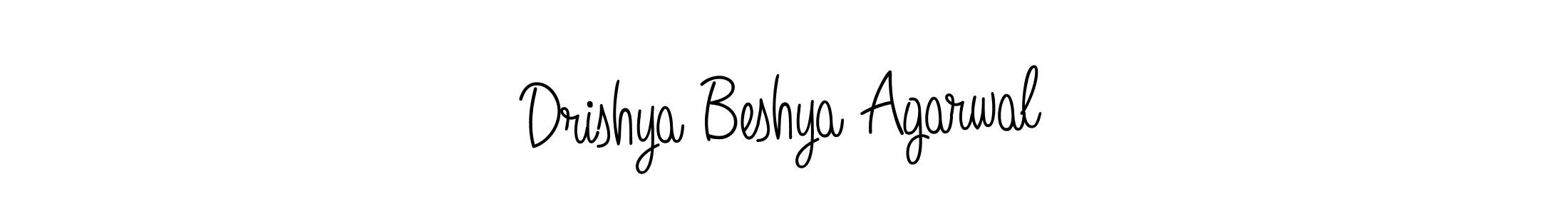 How to make Drishya Beshya Agarwal signature? Angelique-Rose-font-FFP is a professional autograph style. Create handwritten signature for Drishya Beshya Agarwal name. Drishya Beshya Agarwal signature style 5 images and pictures png