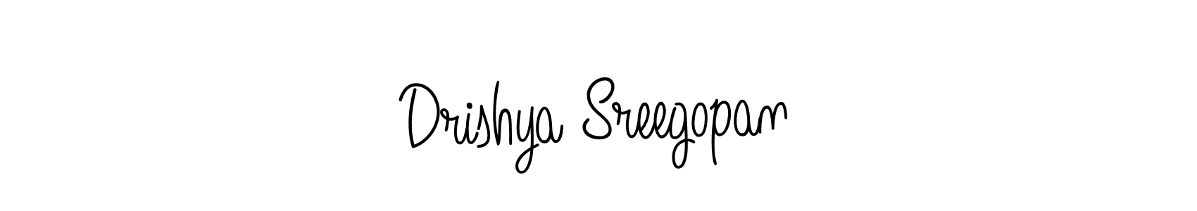 Make a beautiful signature design for name Drishya Sreegopan. Use this online signature maker to create a handwritten signature for free. Drishya Sreegopan signature style 5 images and pictures png