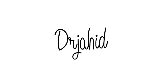How to Draw Drjahid signature style? Angelique-Rose-font-FFP is a latest design signature styles for name Drjahid. Drjahid signature style 5 images and pictures png