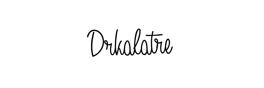 Make a beautiful signature design for name Drkalatre. With this signature (Angelique-Rose-font-FFP) style, you can create a handwritten signature for free. Drkalatre signature style 5 images and pictures png