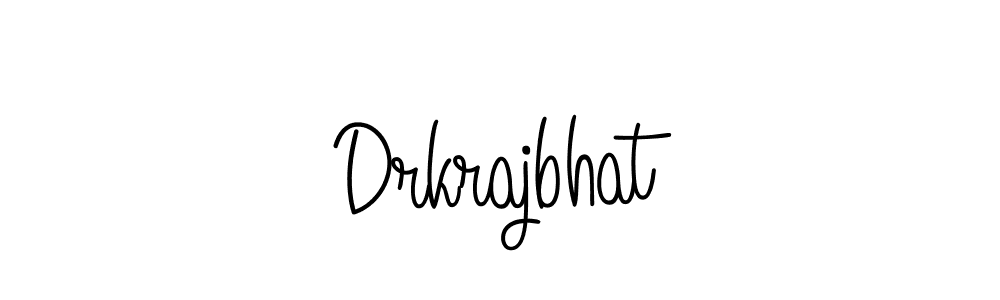 Create a beautiful signature design for name Drkrajbhat. With this signature (Angelique-Rose-font-FFP) fonts, you can make a handwritten signature for free. Drkrajbhat signature style 5 images and pictures png