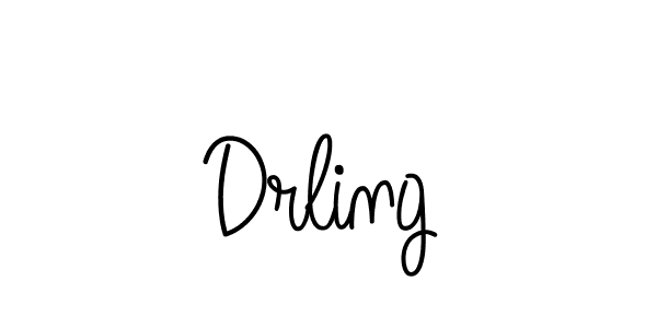 How to Draw Drling signature style? Angelique-Rose-font-FFP is a latest design signature styles for name Drling. Drling signature style 5 images and pictures png