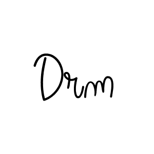 Design your own signature with our free online signature maker. With this signature software, you can create a handwritten (Angelique-Rose-font-FFP) signature for name Drm. Drm signature style 5 images and pictures png