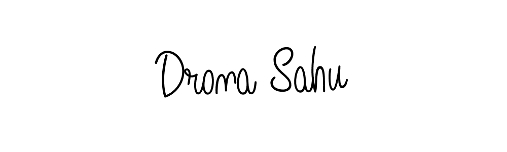 How to make Drona Sahu signature? Angelique-Rose-font-FFP is a professional autograph style. Create handwritten signature for Drona Sahu name. Drona Sahu signature style 5 images and pictures png