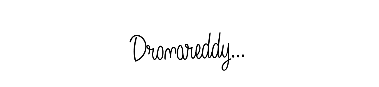 if you are searching for the best signature style for your name Dronareddy.... so please give up your signature search. here we have designed multiple signature styles  using Angelique-Rose-font-FFP. Dronareddy... signature style 5 images and pictures png