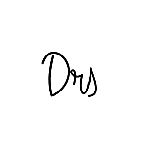 Make a beautiful signature design for name Drs. With this signature (Angelique-Rose-font-FFP) style, you can create a handwritten signature for free. Drs signature style 5 images and pictures png