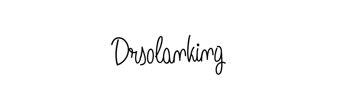Design your own signature with our free online signature maker. With this signature software, you can create a handwritten (Angelique-Rose-font-FFP) signature for name Drsolanking. Drsolanking signature style 5 images and pictures png