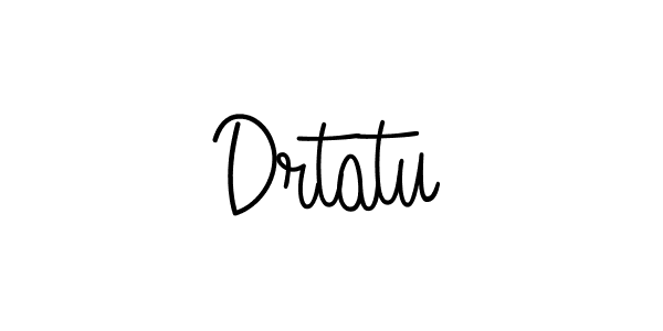 Design your own signature with our free online signature maker. With this signature software, you can create a handwritten (Angelique-Rose-font-FFP) signature for name Drtatu. Drtatu signature style 5 images and pictures png