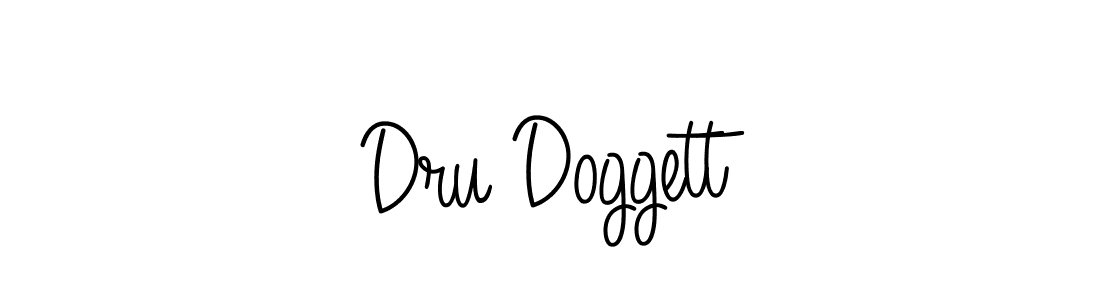 It looks lik you need a new signature style for name Dru Doggett. Design unique handwritten (Angelique-Rose-font-FFP) signature with our free signature maker in just a few clicks. Dru Doggett signature style 5 images and pictures png