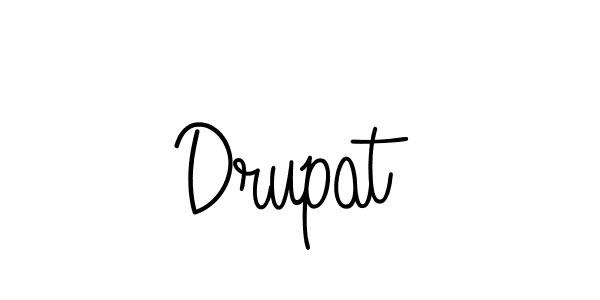 Make a beautiful signature design for name Drupat. With this signature (Angelique-Rose-font-FFP) style, you can create a handwritten signature for free. Drupat signature style 5 images and pictures png