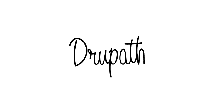 Angelique-Rose-font-FFP is a professional signature style that is perfect for those who want to add a touch of class to their signature. It is also a great choice for those who want to make their signature more unique. Get Drupath name to fancy signature for free. Drupath signature style 5 images and pictures png