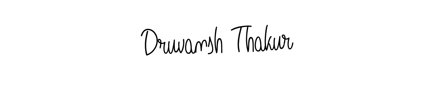 How to Draw Druvansh Thakur signature style? Angelique-Rose-font-FFP is a latest design signature styles for name Druvansh Thakur. Druvansh Thakur signature style 5 images and pictures png