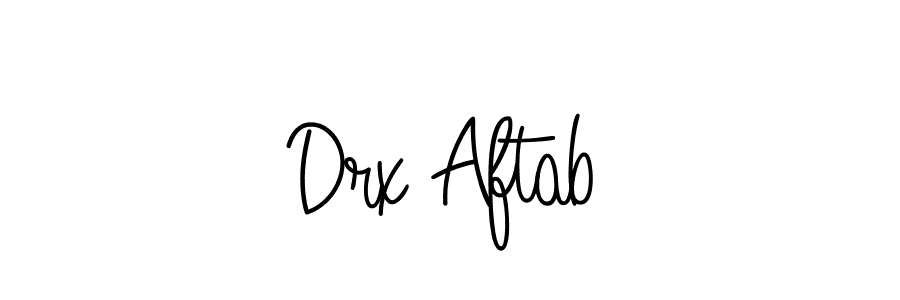 The best way (Angelique-Rose-font-FFP) to make a short signature is to pick only two or three words in your name. The name Drx Aftab include a total of six letters. For converting this name. Drx Aftab signature style 5 images and pictures png