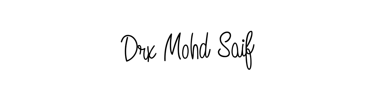 if you are searching for the best signature style for your name Drx Mohd Saif. so please give up your signature search. here we have designed multiple signature styles  using Angelique-Rose-font-FFP. Drx Mohd Saif signature style 5 images and pictures png