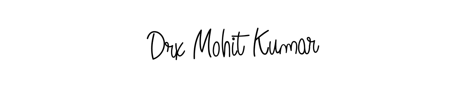 Make a short Drx Mohit Kumar signature style. Manage your documents anywhere anytime using Angelique-Rose-font-FFP. Create and add eSignatures, submit forms, share and send files easily. Drx Mohit Kumar signature style 5 images and pictures png