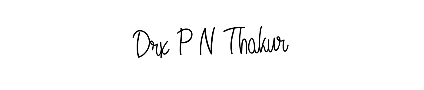 Also we have Drx P N Thakur name is the best signature style. Create professional handwritten signature collection using Angelique-Rose-font-FFP autograph style. Drx P N Thakur signature style 5 images and pictures png