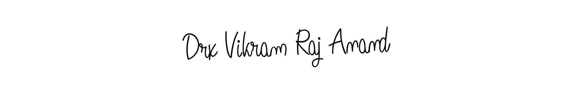 How to make Drx Vikram Raj Anand name signature. Use Angelique-Rose-font-FFP style for creating short signs online. This is the latest handwritten sign. Drx Vikram Raj Anand signature style 5 images and pictures png