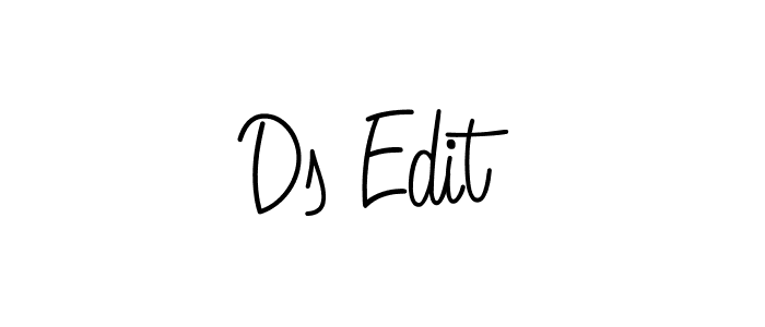 if you are searching for the best signature style for your name Ds Edit. so please give up your signature search. here we have designed multiple signature styles  using Angelique-Rose-font-FFP. Ds Edit signature style 5 images and pictures png