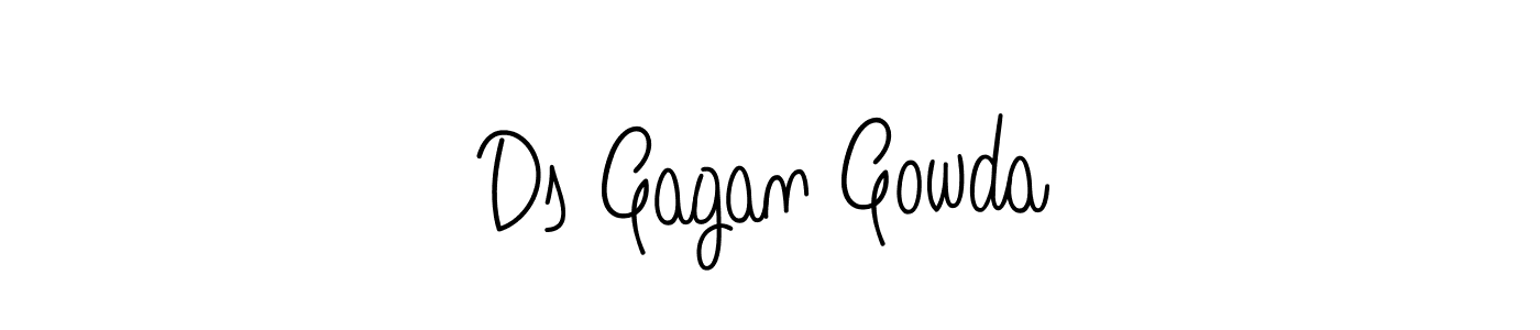 Make a short Ds Gagan Gowda signature style. Manage your documents anywhere anytime using Angelique-Rose-font-FFP. Create and add eSignatures, submit forms, share and send files easily. Ds Gagan Gowda signature style 5 images and pictures png