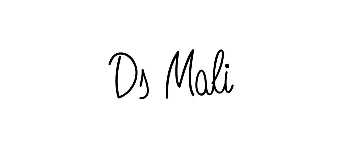 Create a beautiful signature design for name Ds Mali. With this signature (Angelique-Rose-font-FFP) fonts, you can make a handwritten signature for free. Ds Mali signature style 5 images and pictures png