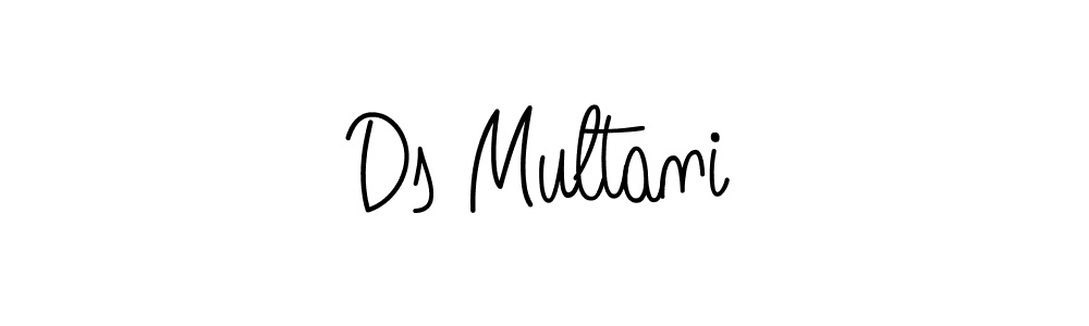 Also we have Ds Multani name is the best signature style. Create professional handwritten signature collection using Angelique-Rose-font-FFP autograph style. Ds Multani signature style 5 images and pictures png