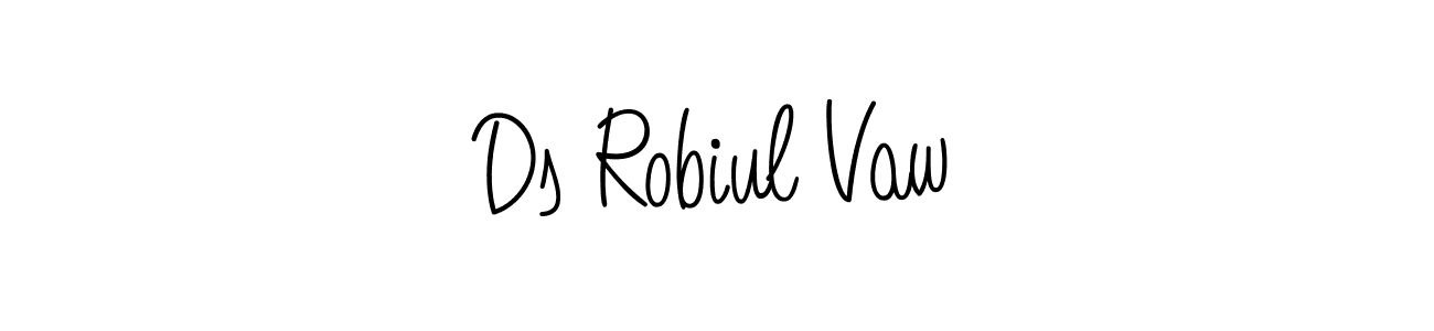 It looks lik you need a new signature style for name Ds Robiul Vaw. Design unique handwritten (Angelique-Rose-font-FFP) signature with our free signature maker in just a few clicks. Ds Robiul Vaw signature style 5 images and pictures png