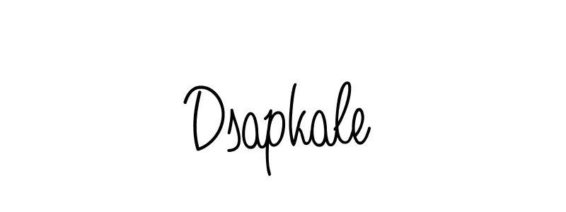 Create a beautiful signature design for name Dsapkale. With this signature (Angelique-Rose-font-FFP) fonts, you can make a handwritten signature for free. Dsapkale signature style 5 images and pictures png
