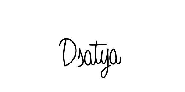 Make a short Dsatya signature style. Manage your documents anywhere anytime using Angelique-Rose-font-FFP. Create and add eSignatures, submit forms, share and send files easily. Dsatya signature style 5 images and pictures png