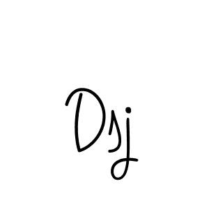 Design your own signature with our free online signature maker. With this signature software, you can create a handwritten (Angelique-Rose-font-FFP) signature for name Dsj. Dsj signature style 5 images and pictures png