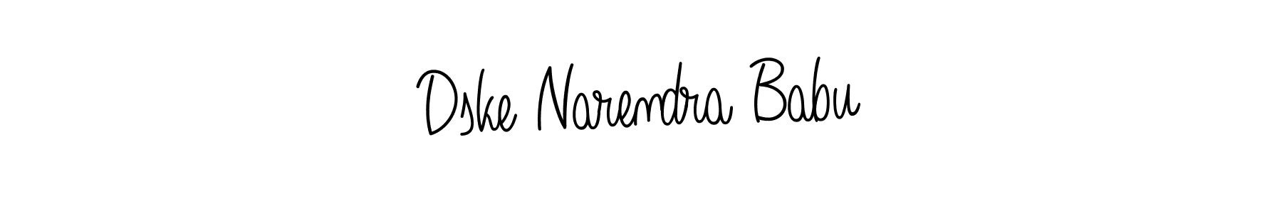 How to Draw Dske Narendra Babu signature style? Angelique-Rose-font-FFP is a latest design signature styles for name Dske Narendra Babu. Dske Narendra Babu signature style 5 images and pictures png