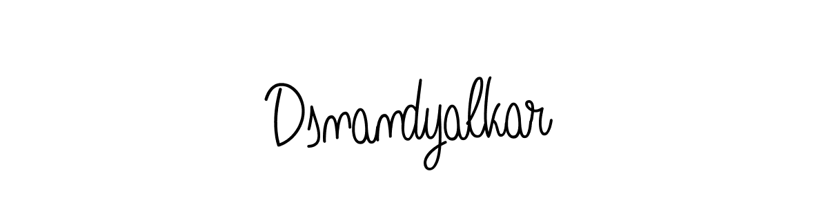 Make a short Dsnandyalkar signature style. Manage your documents anywhere anytime using Angelique-Rose-font-FFP. Create and add eSignatures, submit forms, share and send files easily. Dsnandyalkar signature style 5 images and pictures png