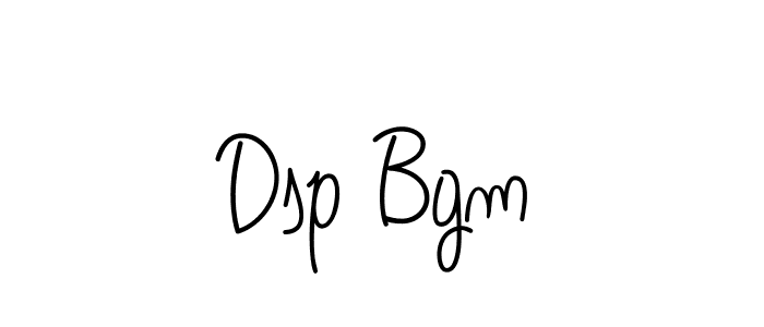 Make a beautiful signature design for name Dsp Bgm. Use this online signature maker to create a handwritten signature for free. Dsp Bgm signature style 5 images and pictures png