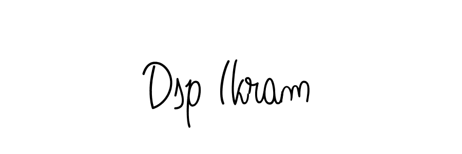 The best way (Angelique-Rose-font-FFP) to make a short signature is to pick only two or three words in your name. The name Dsp Ikram include a total of six letters. For converting this name. Dsp Ikram signature style 5 images and pictures png