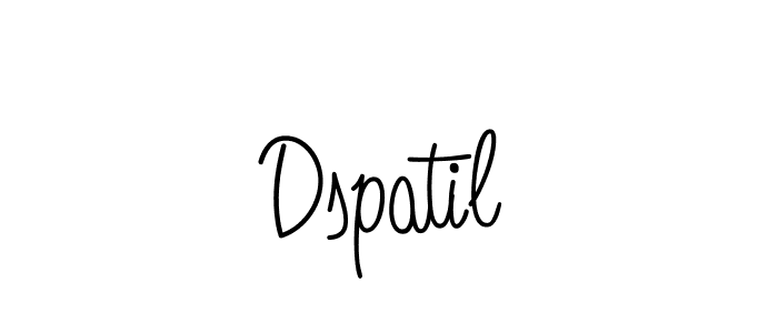 Make a beautiful signature design for name Dspatil. Use this online signature maker to create a handwritten signature for free. Dspatil signature style 5 images and pictures png