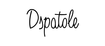 A sleek calligraphic signature for name Dspatole utilizing Angelique-Rose-font-FFP styling. Great for adding personal signatures to photos and art. Dspatole signature style 5 images and pictures png