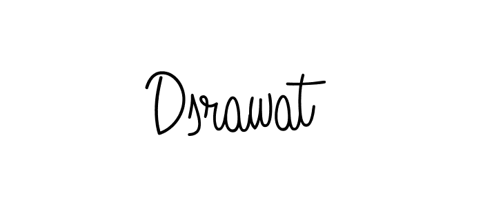 Dsrawat stylish signature style. Best Handwritten Sign (Angelique-Rose-font-FFP) for my name. Handwritten Signature Collection Ideas for my name Dsrawat. Dsrawat signature style 5 images and pictures png