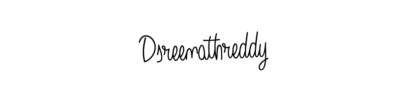 How to Draw Dsreenathreddy signature style? Angelique-Rose-font-FFP is a latest design signature styles for name Dsreenathreddy. Dsreenathreddy signature style 5 images and pictures png