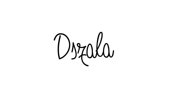 How to Draw Dszala signature style? Angelique-Rose-font-FFP is a latest design signature styles for name Dszala. Dszala signature style 5 images and pictures png