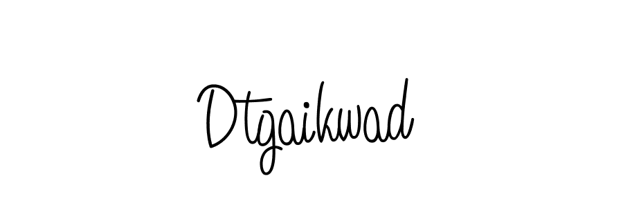 Dtgaikwad stylish signature style. Best Handwritten Sign (Angelique-Rose-font-FFP) for my name. Handwritten Signature Collection Ideas for my name Dtgaikwad. Dtgaikwad signature style 5 images and pictures png