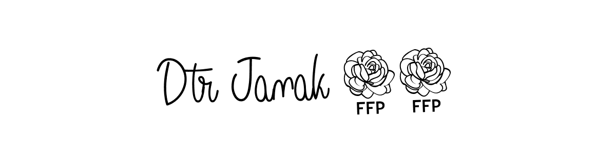 Similarly Angelique-Rose-font-FFP is the best handwritten signature design. Signature creator online .You can use it as an online autograph creator for name Dtr Janak 25. Dtr Janak 25 signature style 5 images and pictures png