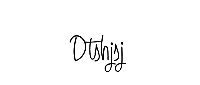 Dtshjsj stylish signature style. Best Handwritten Sign (Angelique-Rose-font-FFP) for my name. Handwritten Signature Collection Ideas for my name Dtshjsj. Dtshjsj signature style 5 images and pictures png