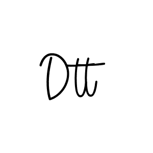 Use a signature maker to create a handwritten signature online. With this signature software, you can design (Angelique-Rose-font-FFP) your own signature for name Dtt. Dtt signature style 5 images and pictures png