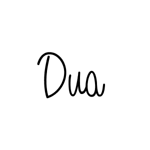 Design your own signature with our free online signature maker. With this signature software, you can create a handwritten (Angelique-Rose-font-FFP) signature for name Dua. Dua signature style 5 images and pictures png