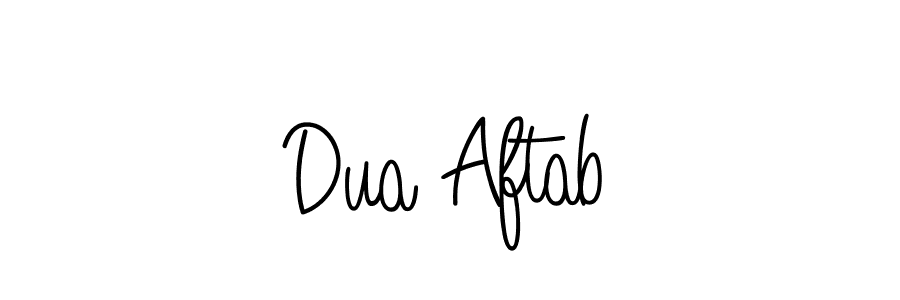 Also You can easily find your signature by using the search form. We will create Dua Aftab name handwritten signature images for you free of cost using Angelique-Rose-font-FFP sign style. Dua Aftab signature style 5 images and pictures png