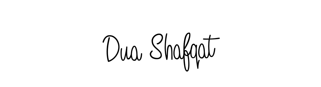 The best way (Angelique-Rose-font-FFP) to make a short signature is to pick only two or three words in your name. The name Dua Shafqat include a total of six letters. For converting this name. Dua Shafqat signature style 5 images and pictures png