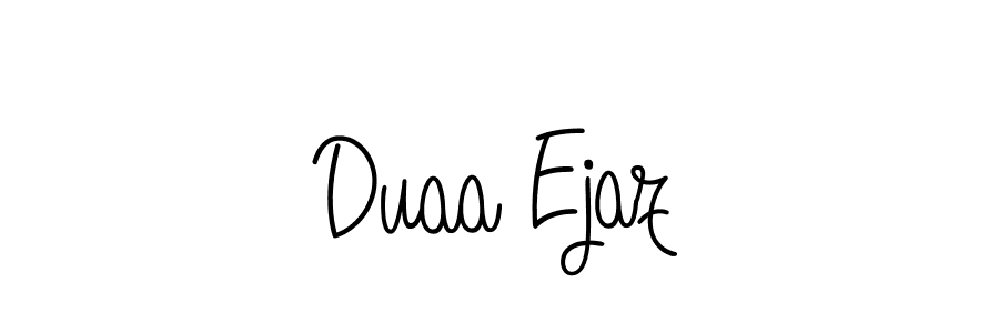 Also You can easily find your signature by using the search form. We will create Duaa Ejaz name handwritten signature images for you free of cost using Angelique-Rose-font-FFP sign style. Duaa Ejaz signature style 5 images and pictures png