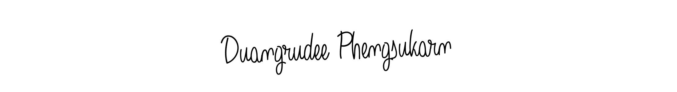 How to Draw Duangrudee Phengsukarn signature style? Angelique-Rose-font-FFP is a latest design signature styles for name Duangrudee Phengsukarn. Duangrudee Phengsukarn signature style 5 images and pictures png