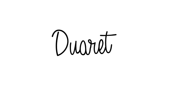 How to make Duaret signature? Angelique-Rose-font-FFP is a professional autograph style. Create handwritten signature for Duaret name. Duaret signature style 5 images and pictures png